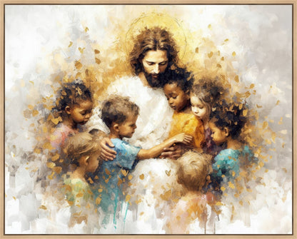 Become Like Little Children Large Wall Art Gallery Wrap