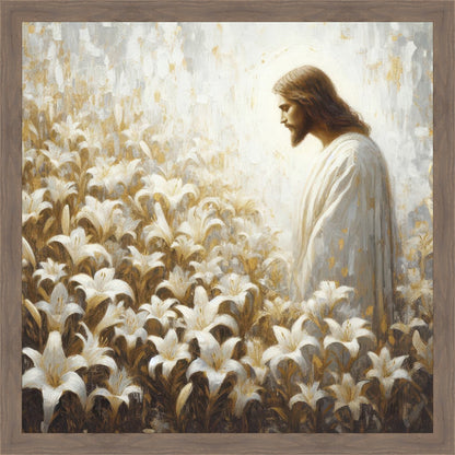 Consider The Lilies Large Wall Art