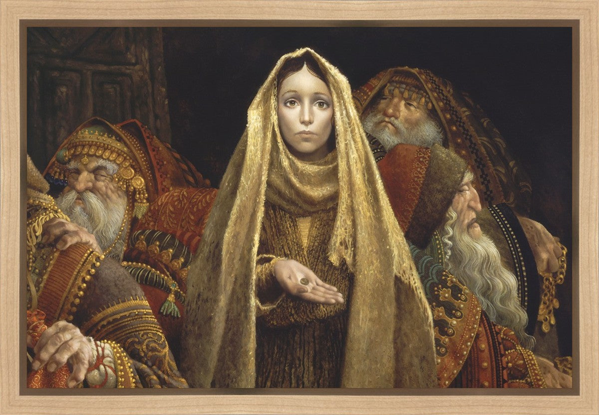 The Widow's Mite Unlimited Canvas