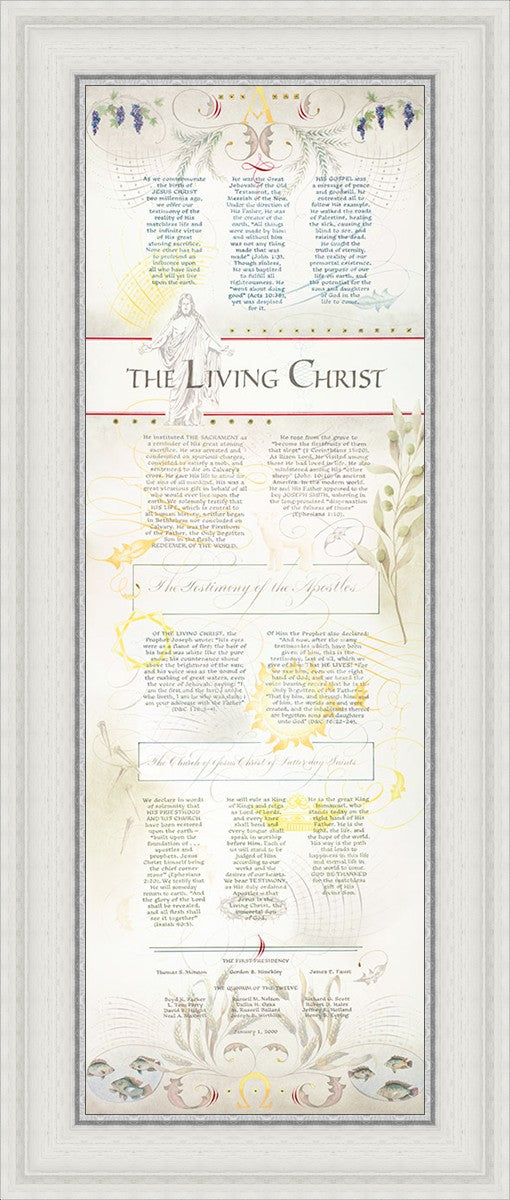 The Living Christ presented via the Art of Beautiful Writing