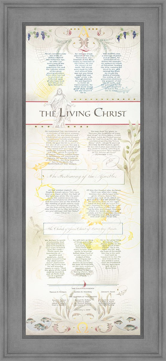 The Living Christ presented via the Art of Beautiful Writing