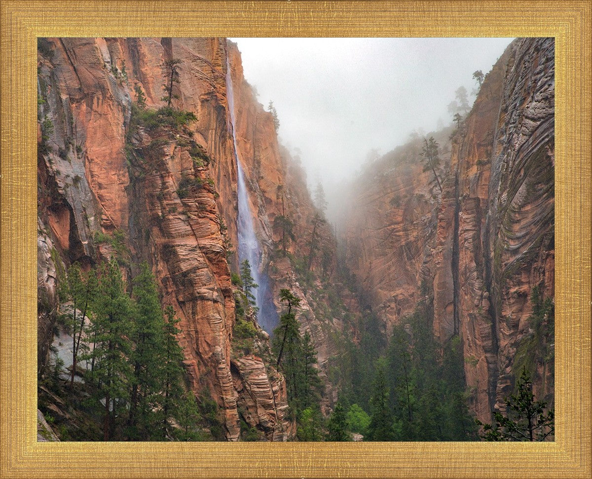 Refrigerator Canyon Waterfall, Zion National Park, Utah