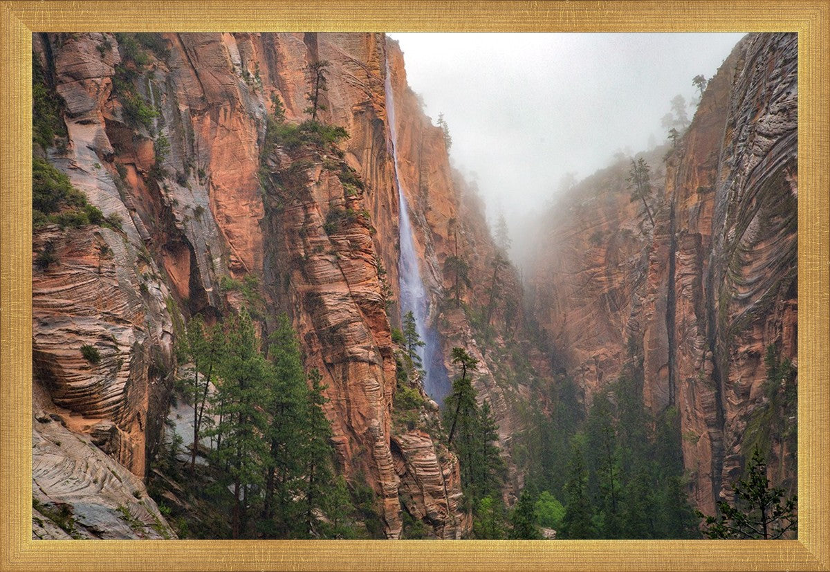 Refrigerator Canyon Waterfall, Zion National Park, Utah