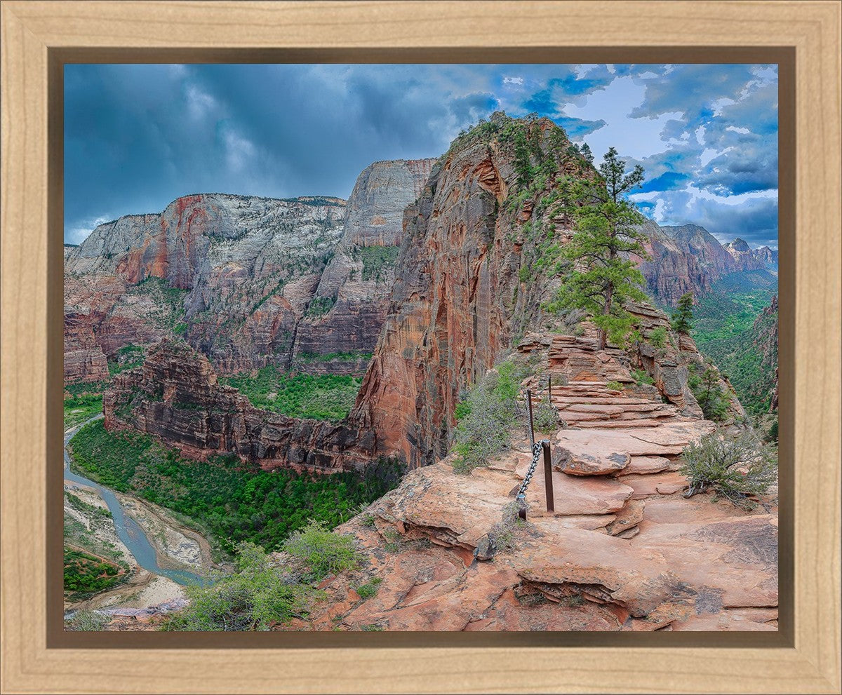Zion National Park, Utah. Angels Landing Panorama