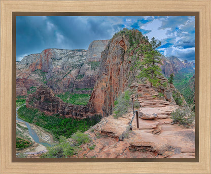 Zion National Park, Utah. Angels Landing Panorama