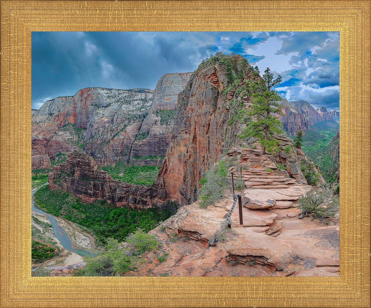 Zion National Park, Utah. Angels Landing Panorama