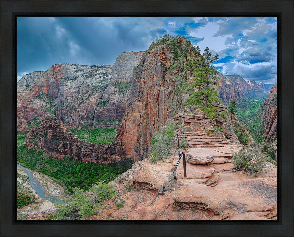 Zion National Park, Utah. Angels Landing Panorama