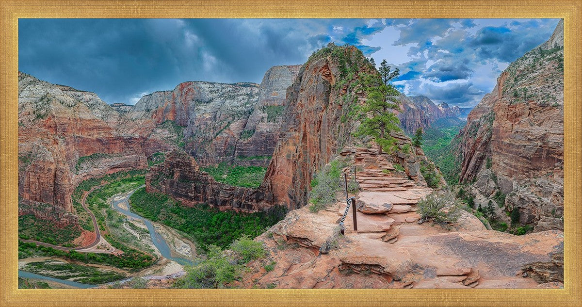 Zion National Park, Utah. Angels Landing Panorama