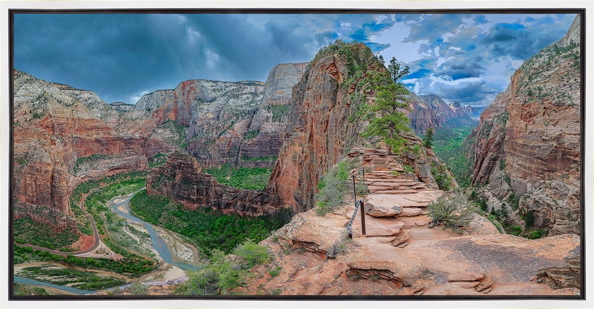 Zion National Park, Utah. Angels Landing Panorama