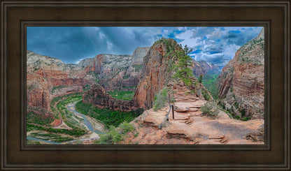 Zion National Park, Utah. Angels Landing Panorama