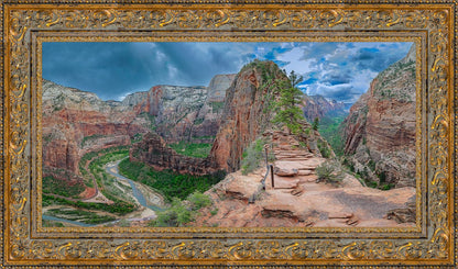 Zion National Park, Utah. Angels Landing Panorama