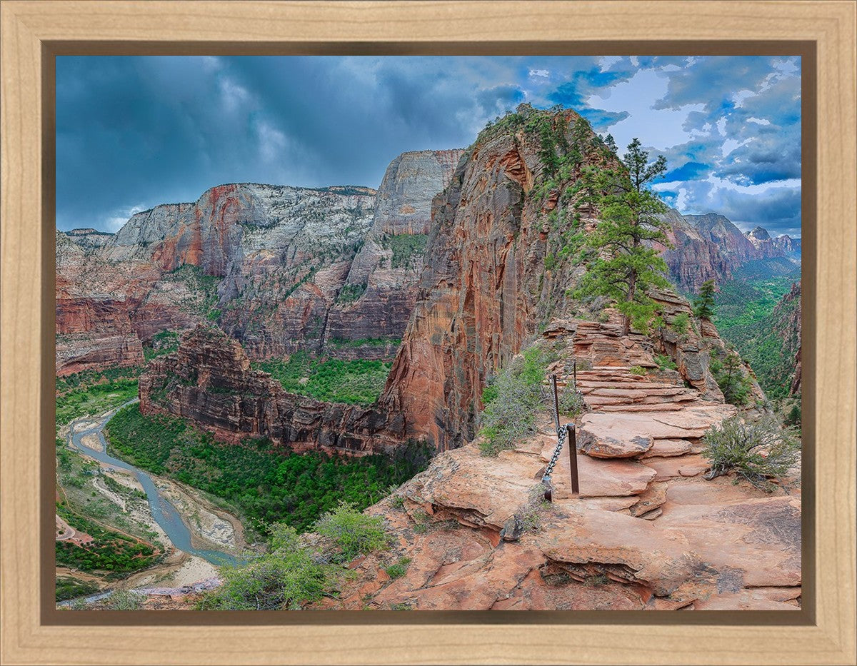 Zion National Park, Utah. Angels Landing Panorama