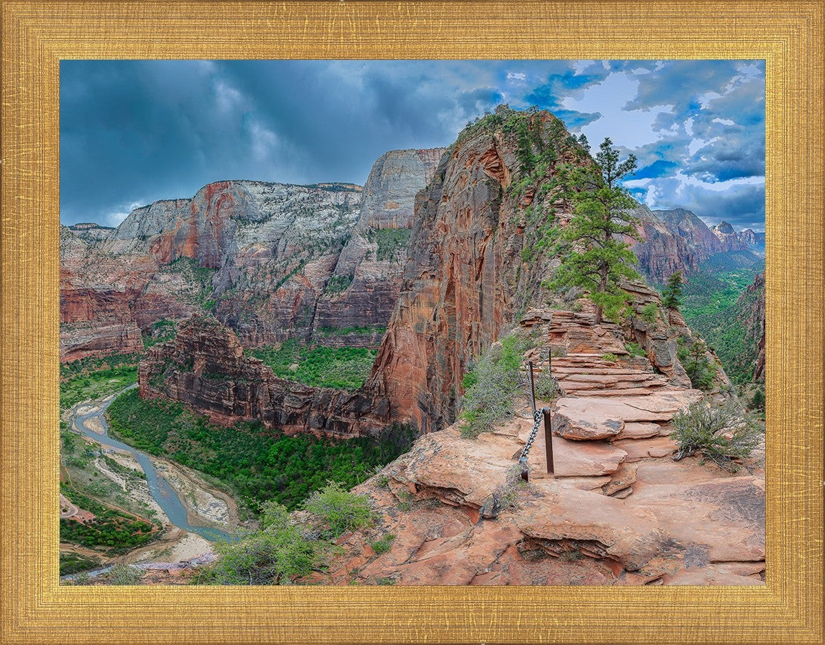 Zion National Park, Utah. Angels Landing Panorama