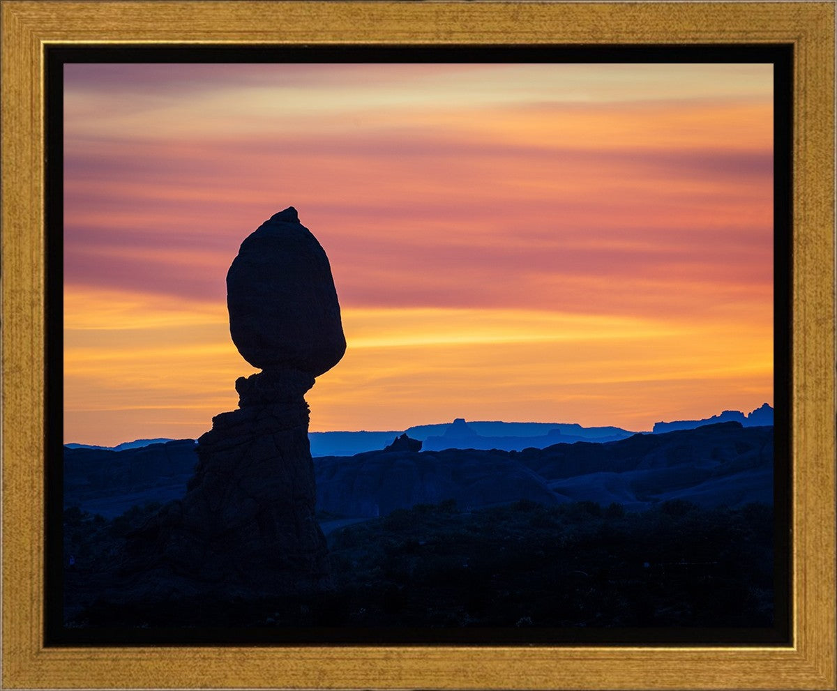 Balancing Rock at Sunset, Arches National Park, Utah