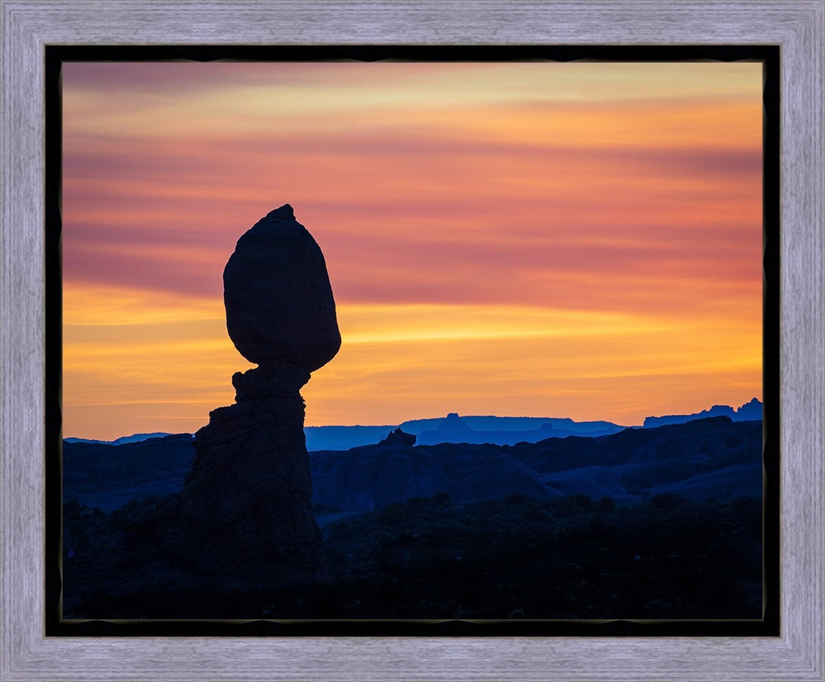 Balancing Rock at Sunset, Arches National Park, Utah
