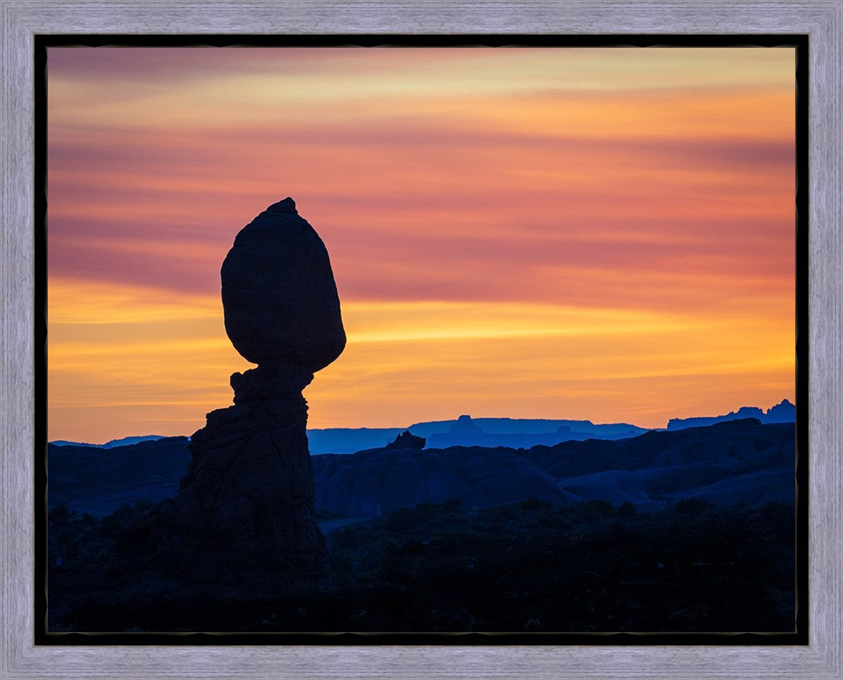 Balancing Rock at Sunset, Arches National Park, Utah