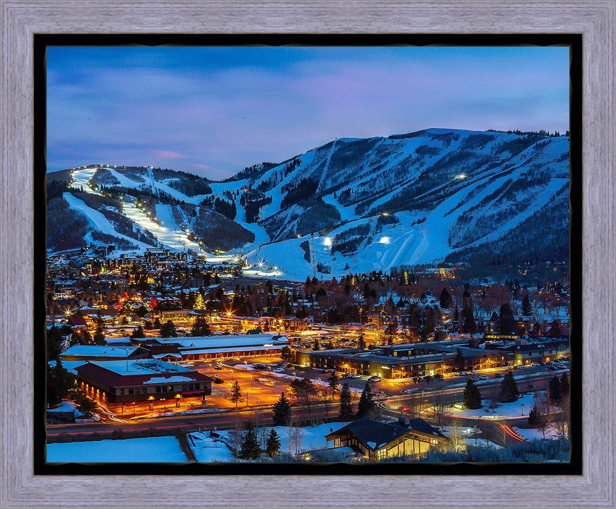Park City, Utah, at Twilight