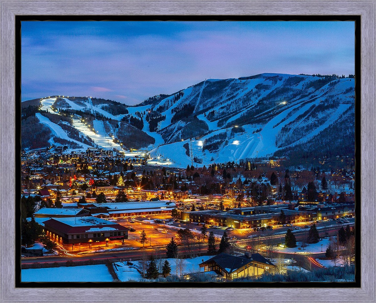Park City, Utah, at Twilight