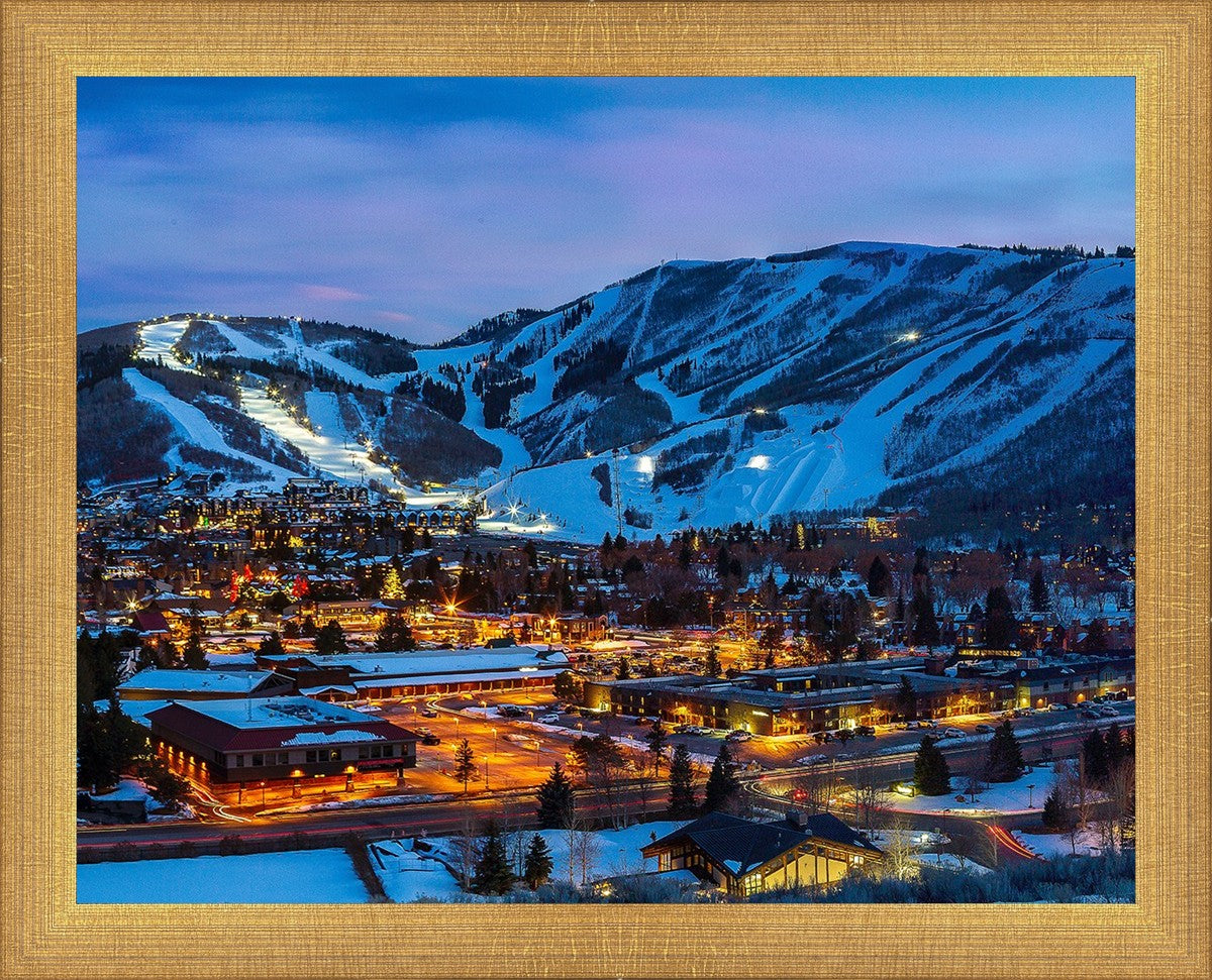 Park City, Utah, at Twilight