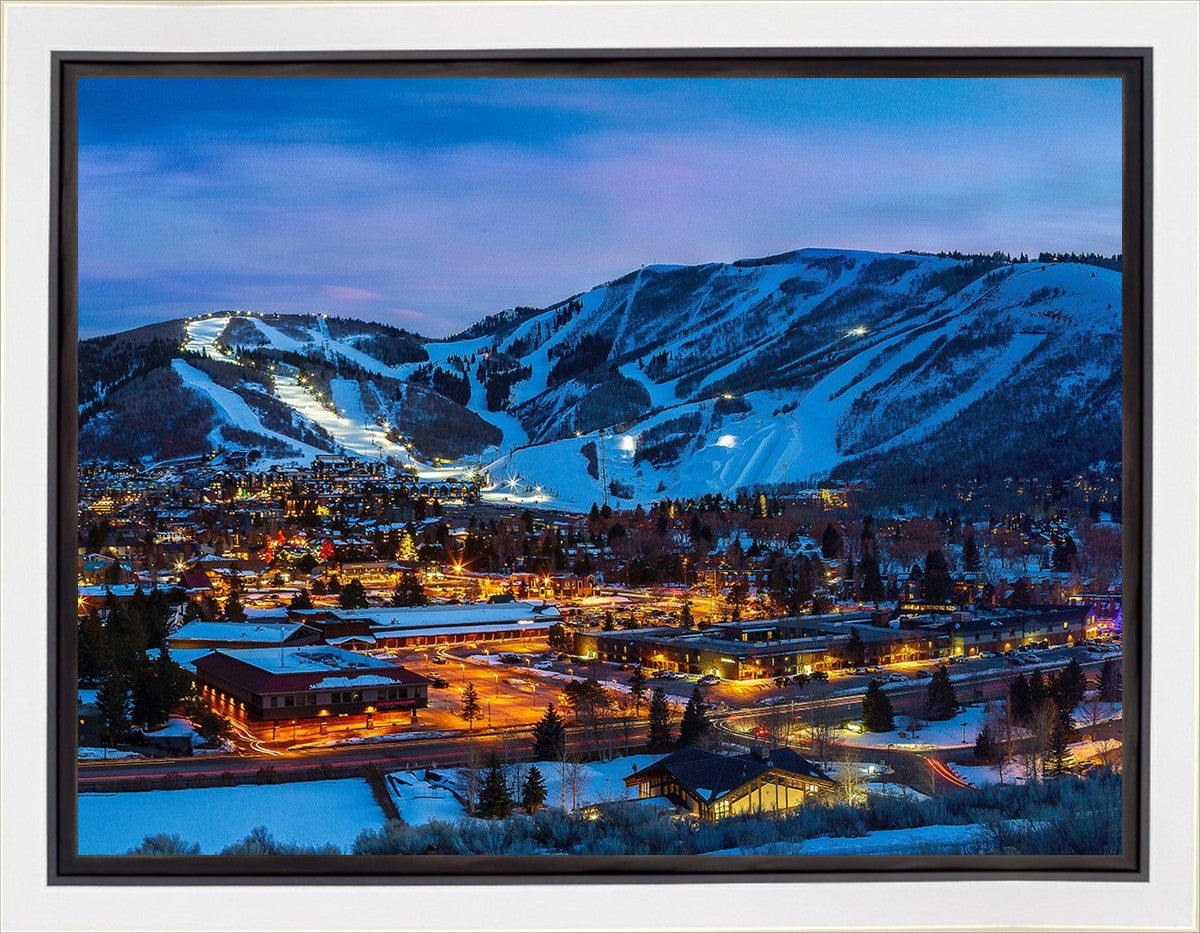Park City, Utah, at Twilight