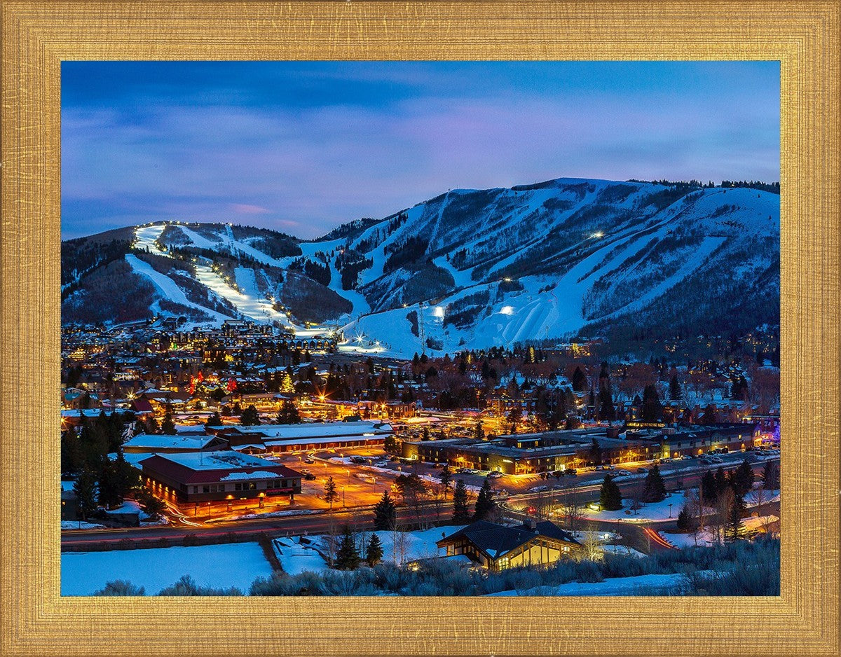 Park City, Utah, at Twilight