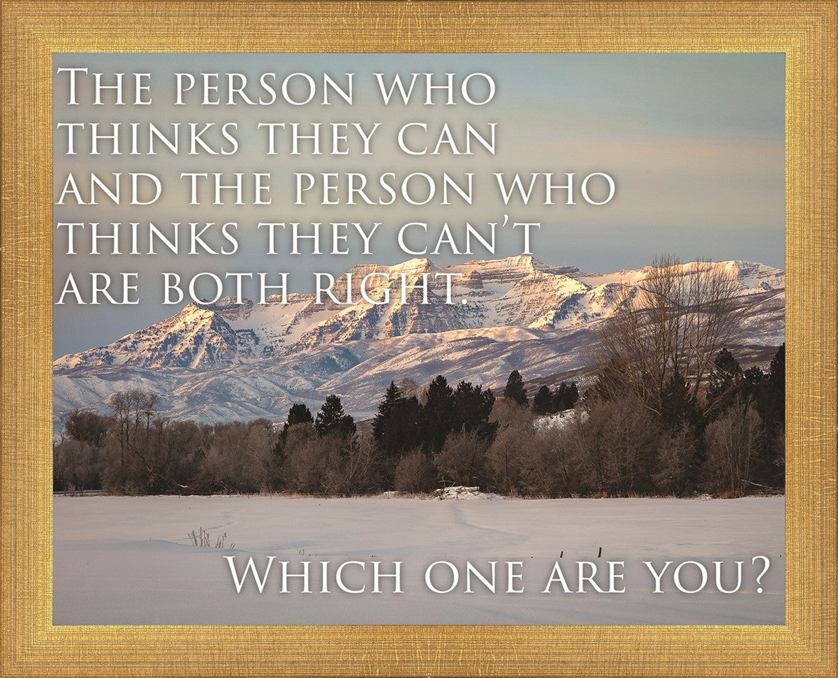 Who Thinks They Can Motivisional Poster