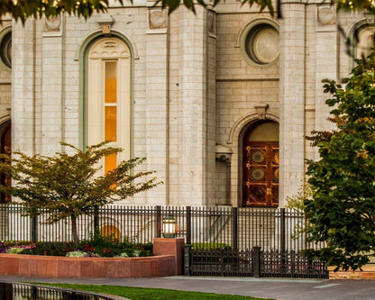 Salt Lake City Temple Inner Glow Gallery Wrap