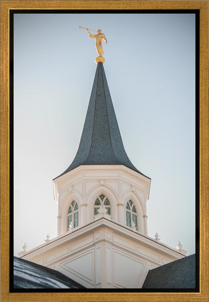 Provo City Center Temple Restored To Its Proper Frame Gallery Wrap
