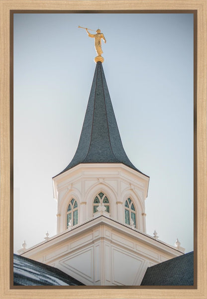 Provo City Center Temple Restored To Its Proper Frame Gallery Wrap