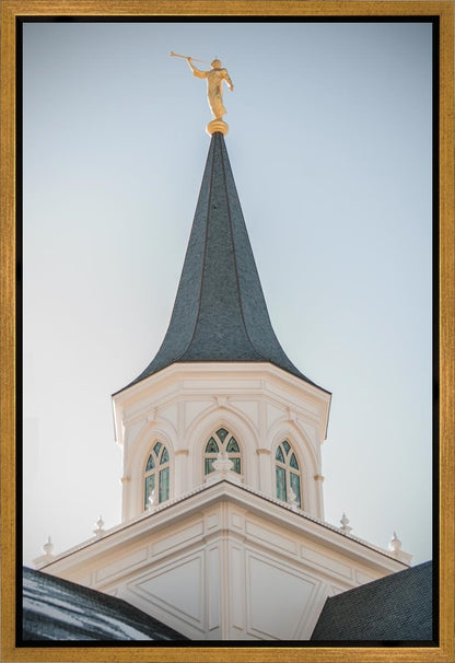 Provo City Center Temple Restored To Its Proper Frame Gallery Wrap