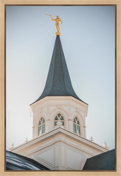 Provo City Center Temple Restored To Its Proper Frame Gallery Wrap