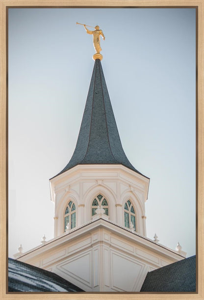 Provo City Center Temple Restored To Its Proper Frame Gallery Wrap