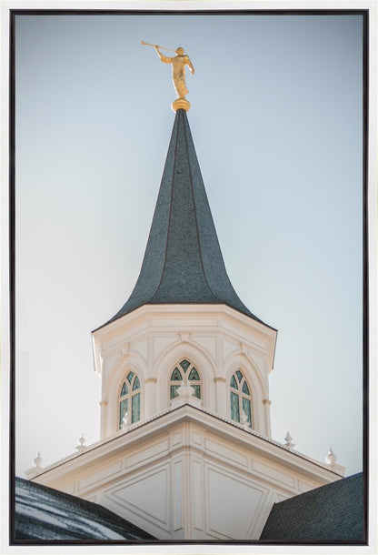 Provo City Center Temple Restored To Its Proper Frame Gallery Wrap