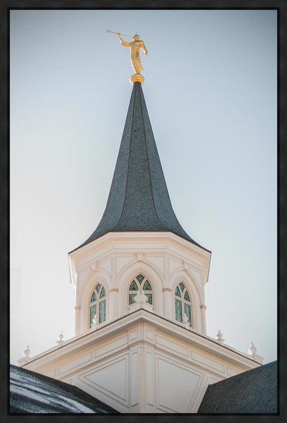 Provo City Center Temple Restored To Its Proper Frame Gallery Wrap