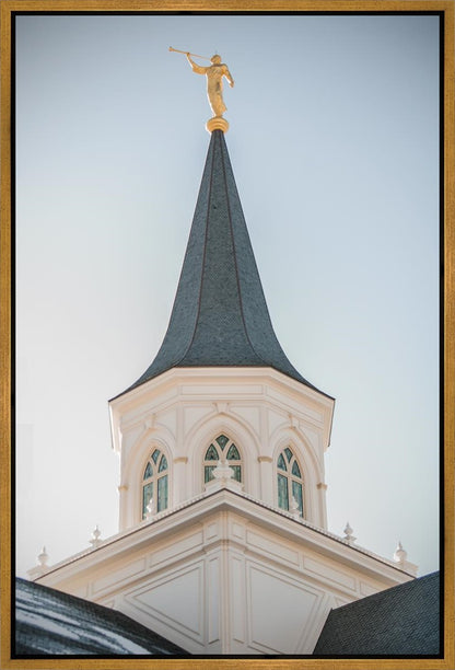 Provo City Center Temple Restored To Its Proper Frame Gallery Wrap