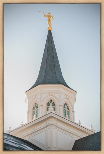 Provo City Center Temple Restored To Its Proper Frame Gallery Wrap