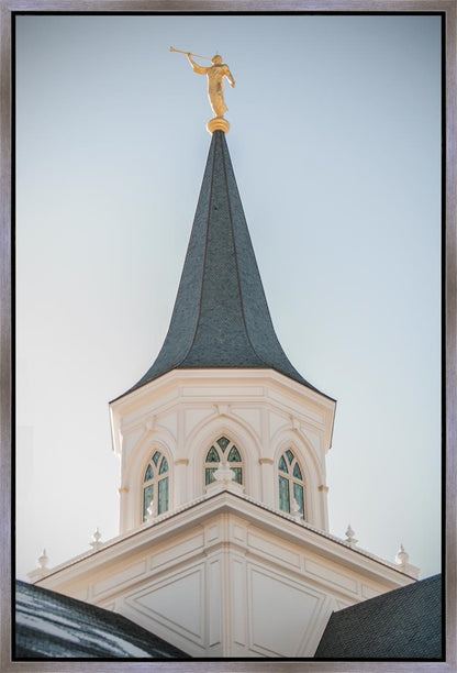 Provo City Center Temple Restored To Its Proper Frame Gallery Wrap