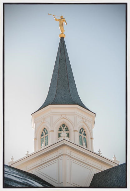 Provo City Center Temple Restored To Its Proper Frame Gallery Wrap