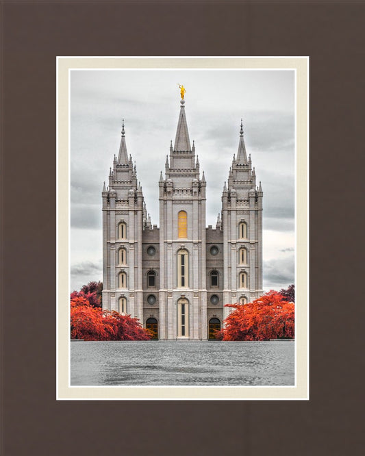 Salt Lake City Temple Autumn's Glory