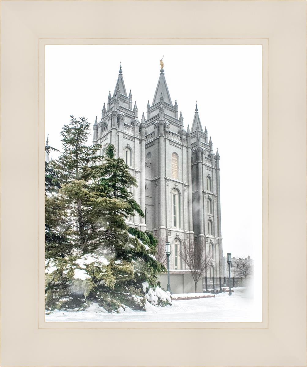 Salt Lake City Temple Evergreen Christmas