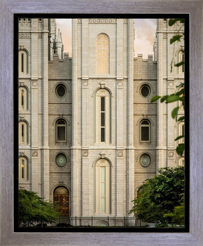 Salt Lake City Temple The Morning Breaks Gallery Wrap