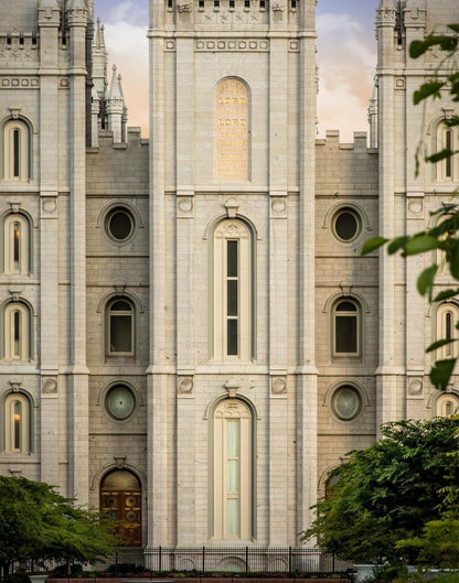 Salt Lake City Temple The Morning Breaks Gallery Wrap