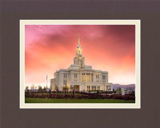 Payson Temple Glory in Stages