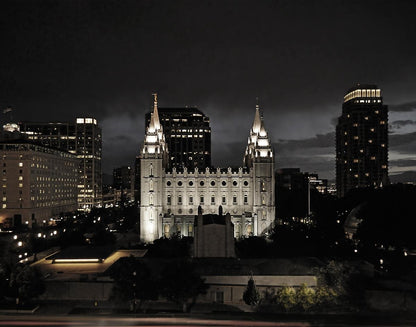 Salt Lake Summer's Eve Gallery Wrap