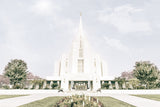 Sweet is The Work Rexburg Idaho Temple Gallery Wrap