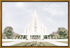 Sweet is The Work Rexburg Idaho Temple Gallery Wrap