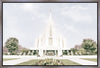 Sweet is The Work Rexburg Idaho Temple Gallery Wrap