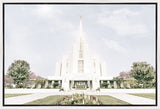 Sweet is The Work Rexburg Idaho Temple Gallery Wrap