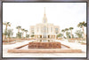 Sweet is The Work Red Cliffs Utah Temple Gallery Wrap