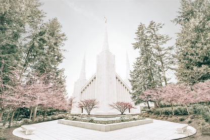 Sweet is The Work Portland Oregon Temple Gallery Wrap